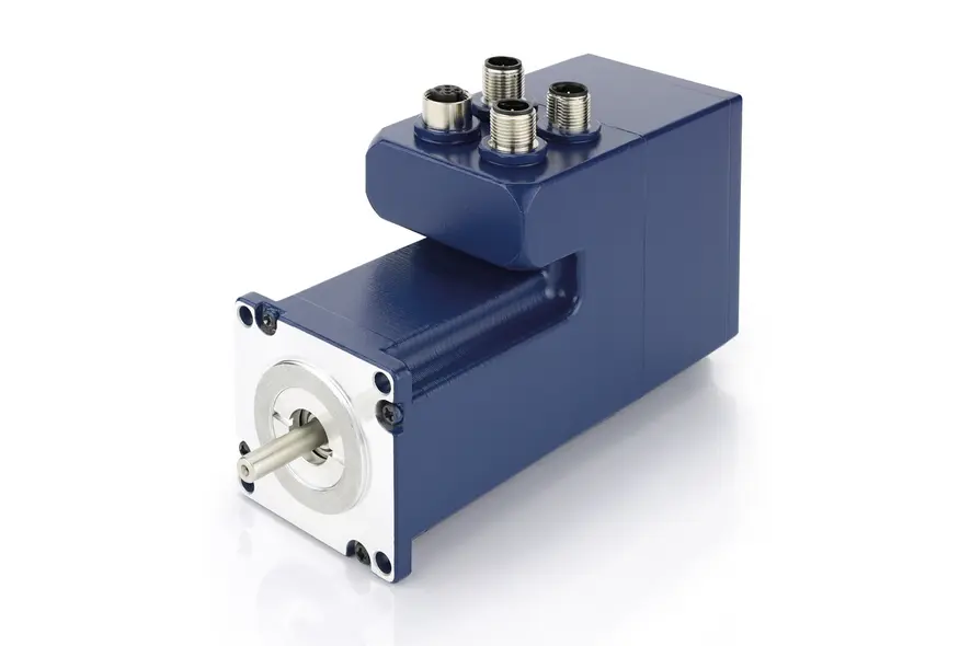 stepper motor with brake and controller - in sizes nema 23 and nema24