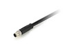 Connection Cable M8 Modbus RTU in/out Straight 2m | Nanotec