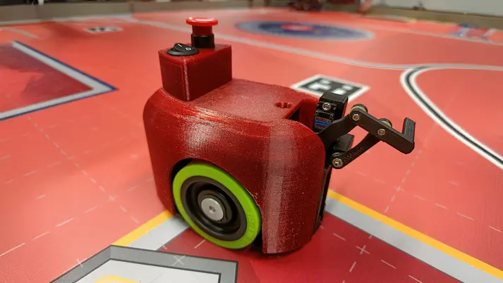 Compact autonomous robot with Nanotec stepper motor developed for Mars farming challenge at Eurobot