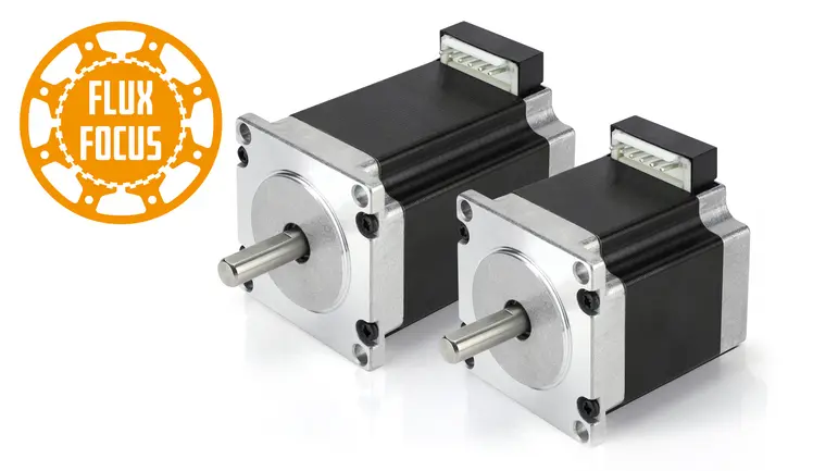 High-torque stepper motor with FluxFocus. NEMA 23.