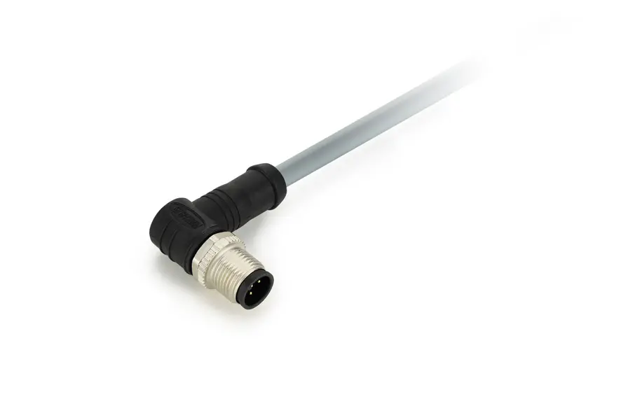 Connection Cable M12 CAN out Angled 2m | Nanotec