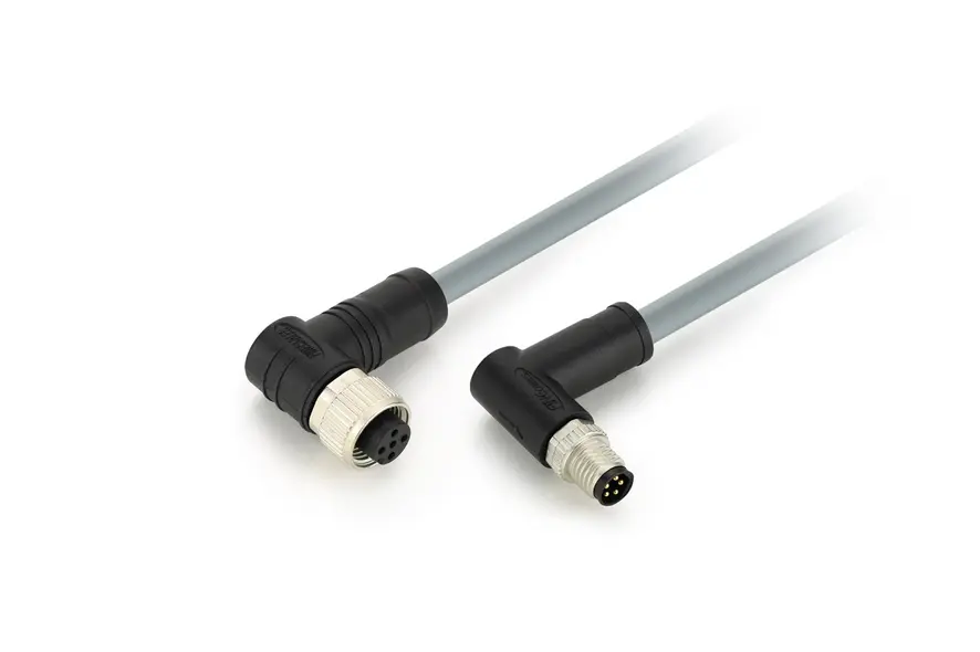 Connection Cable M12 CAN in/out Angled 10m | Nanotec