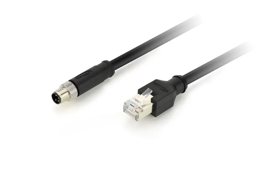 Connection Cable M8 Profinet / EtherNet/IP / Modbus TCP / EtherCAT Straight 2m | Nanotec