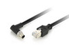 Connection Cable M8 Profinet / EtherNet/IP / Modbus TCP / EtherCAT Angled 5m | Nanotec
