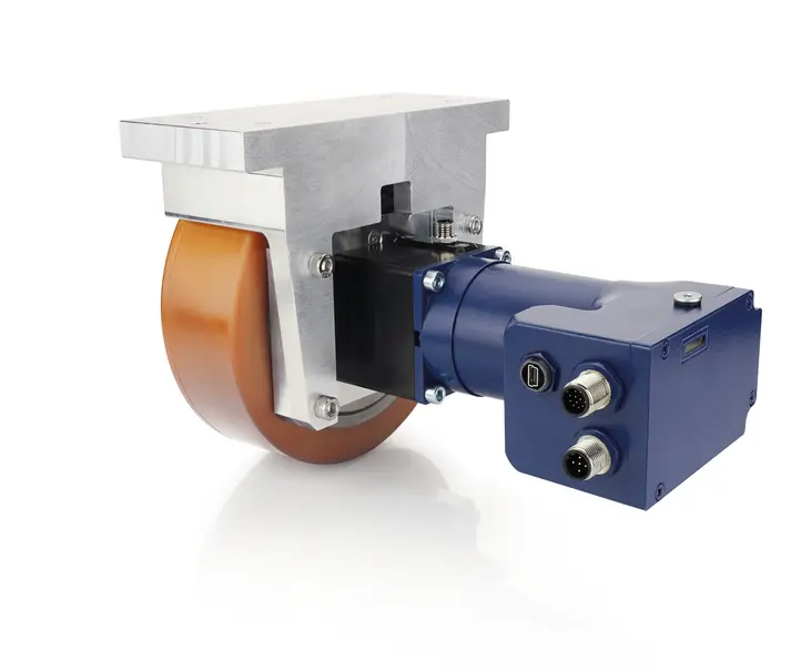 motor brakes with wheel drives - agv fts service robotics