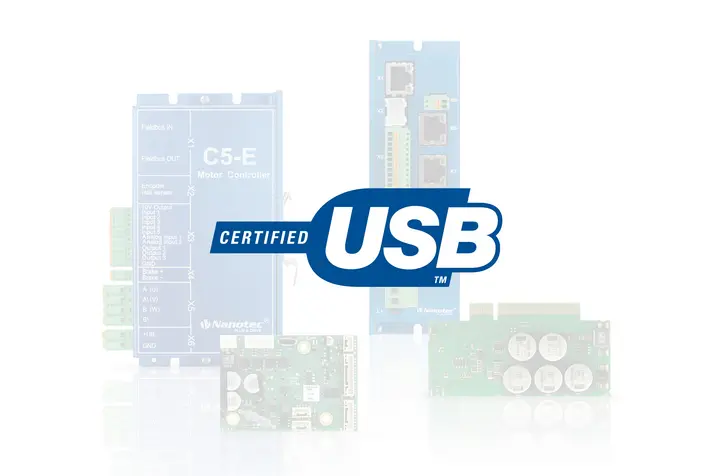 usb controller for bldc motor and stepper motor