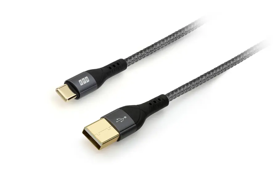 Cable USB-A to USB-C L=2m; USB2.0; 60W | Nanotec